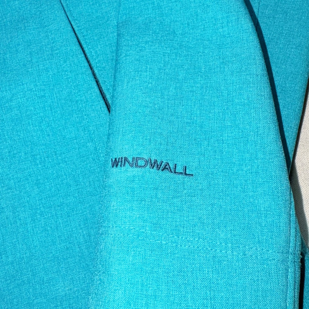 The North Face WindWall Softshell Jacket Womens Turquoise Blue Full Zip Fleece L - Picture 6 of 9
